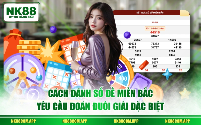Cách đánh số đề miền Bắc yêu cầu đoán đuôi giải đặc biệt