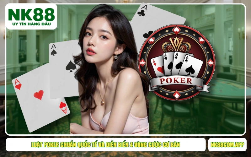 Luật Poker Chuẩn Quốc Tế Và Diễn Biến 4 Vòng Cược Cơ Bản